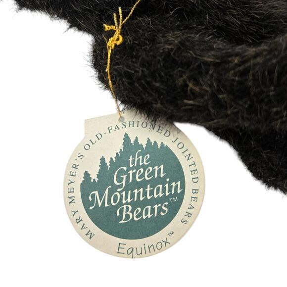 Mary Meyer‎ Equinox Green Mountain Bears Vintage Jointed Stuffed Animal Plush - Picture 6 of 7